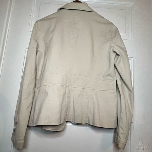 New York & Co Khaki Summer Peplum Jacket - Picture 9 of 14